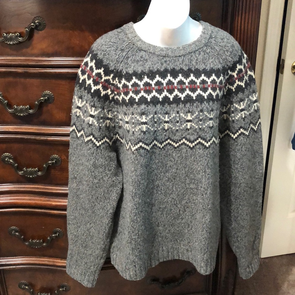 Womens Vintage American Eagle Wool Sweater